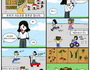 초등학생이 그린 '완주군 인구의 미래' 웹툰 감동